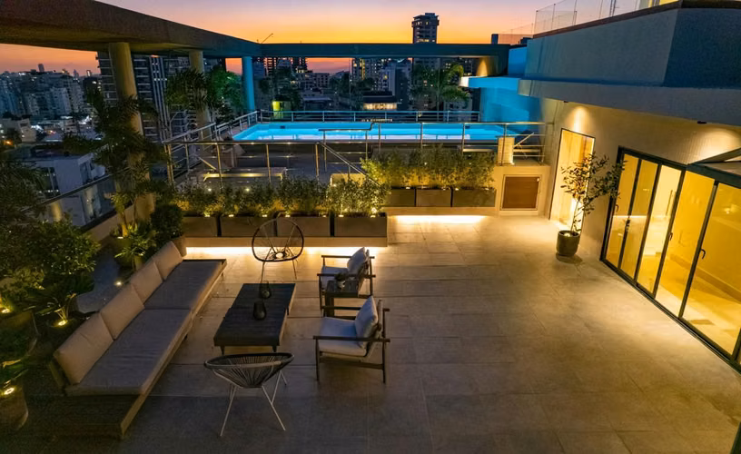 Hermoso apartamento Amueblado, 1 Habitación, Piscina, Gym, Sauna - Imagen 9