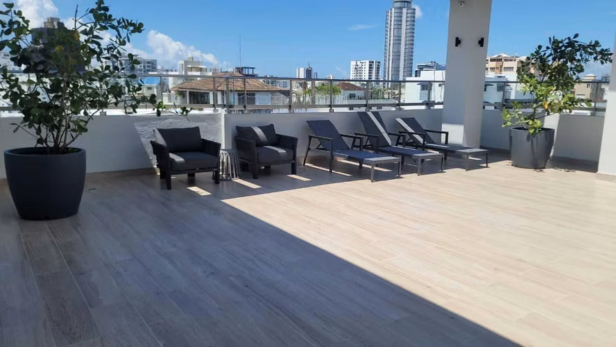 Apartamento en renta amueblado de 1 habitación en el Ensanche Naco - Imagen 5