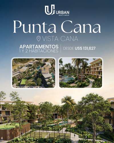 VENTA DE APARTAMENTOS DE 1 Y 2 Habitaciones desde US$131,627