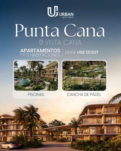 VENTA DE APARTAMENTOS DE 1 Y 2 Habitaciones desde US$131,627