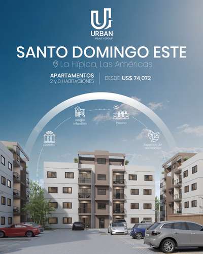 APARTAMENTOS DE 2 Y 3 HABITACIONES DESDE US$ 74,072