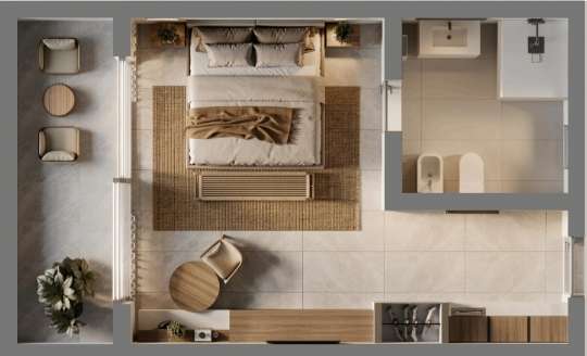 apartamento residence Tracadero Riviera - Imagen 6