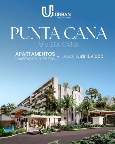 Apartamentos de 1 Habitacion + Estudio en Vistacana