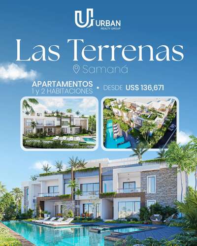 Apartamentos de 1 & 2 Habitaciones en Las Terrenas