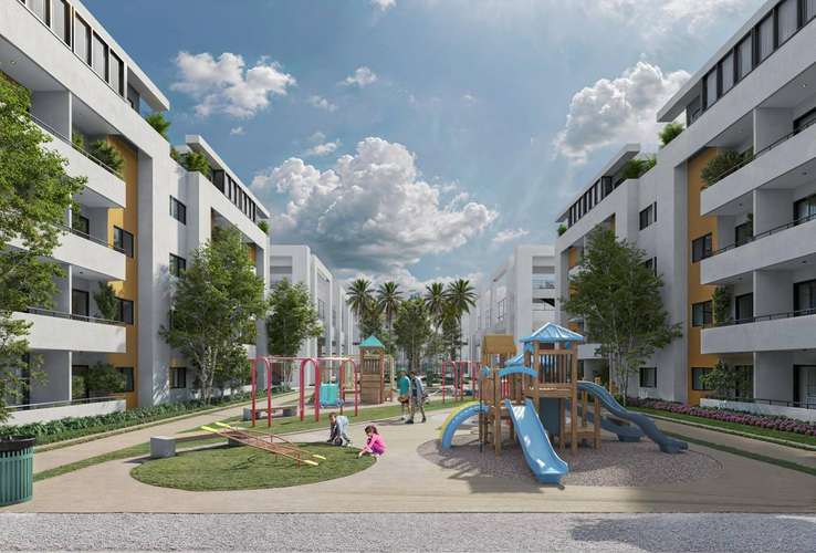 APARTAMENTOS EN VENTA EN AVENIDA ECOLOGICA, AL LADO DE CIUDAD JUAN BOSCH