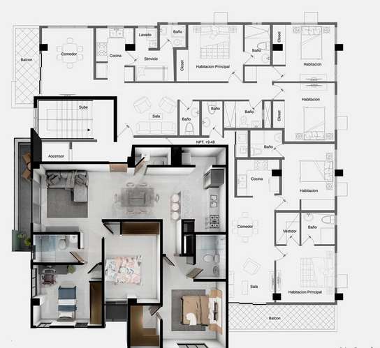 Vendo apartamento en Atala