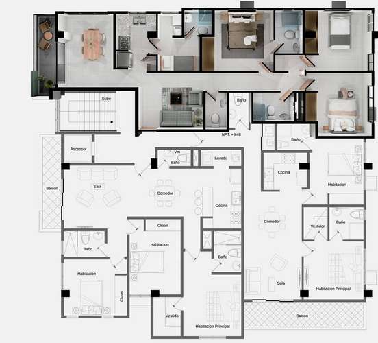 Vendo apartamento en Atala