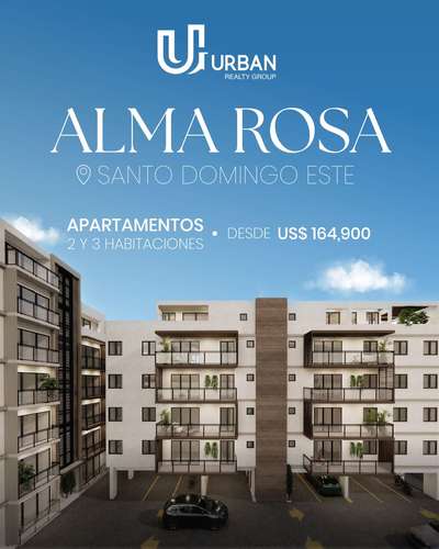 Apartamentos de 2 & 3 Habitaciones en Alma Rosa II Santo Domingo Este - Imagen 2