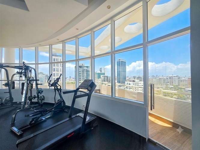 Hermoso Apartamento Amueblado, 1 Habitación, Jacuzzi, Gym, Piantini - Imagen 6