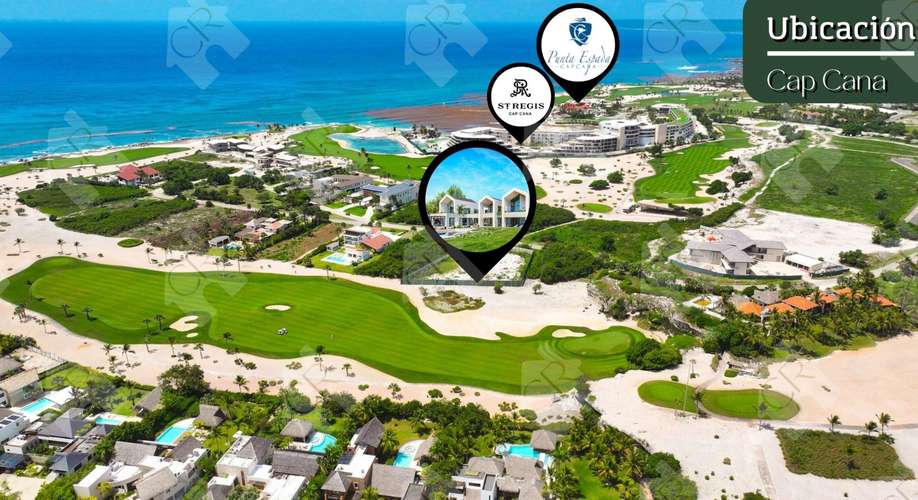 Villa de 6 habitaciones en Cap Cana, Punta Majagua, frente al campo de golf - Imagen 4
