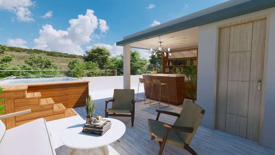 Casa en venta en Prado Oriental de 3 niveles con rooftop social y patio, Santo Domingo Este - Imagen 6