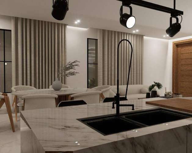 Venta de casa moderna de 2 niveles con piscina en Senderos del Farallón, Av. Ecológica