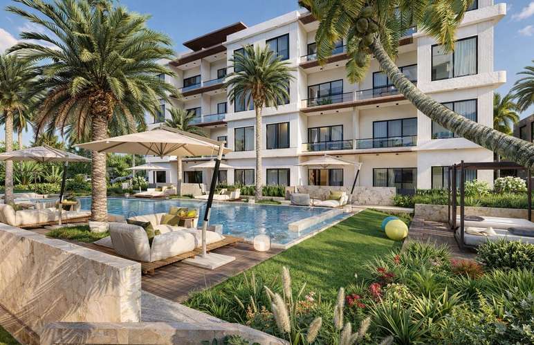 APARTAMENTOS DE 2 HABITACIONES EN RESIDENCIAL BAVARO PUNTA CANA