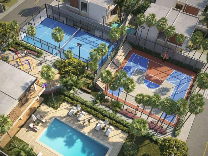 Venta de villa de 2 niveles en Ecos Palm, Boca Chica, 3 habitaciones cerca del mar - Imagen 3