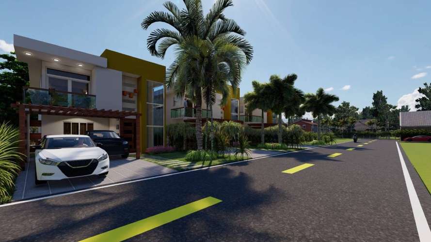 Venta de villa de 3 habitaciones con piscina y BBQ en Metro Country Club, Juan Dolio - Imagen 4