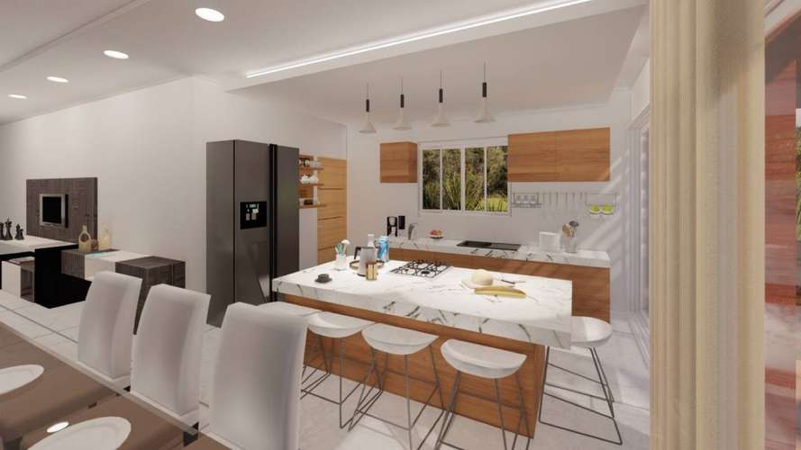 Venta de villa de 3 habitaciones con piscina y BBQ en Metro Country Club, Juan Dolio - Imagen 12