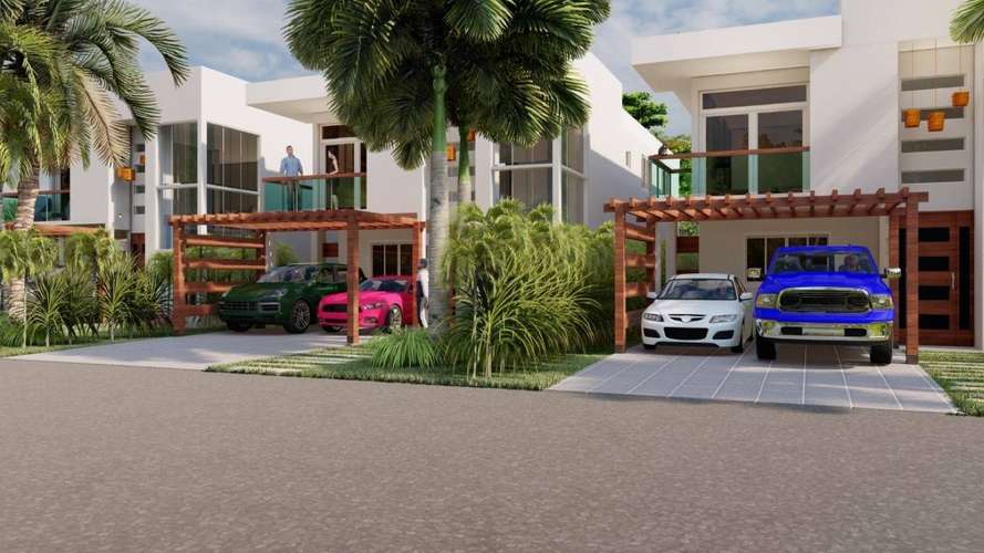 Venta de villa de 3 habitaciones con piscina y BBQ en Metro Country Club, Juan Dolio - Imagen 14