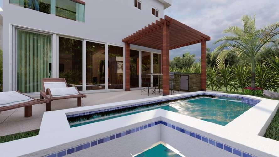 Venta de villa de 3 habitaciones con piscina y BBQ en Metro Country Club, Juan Dolio - Imagen 20