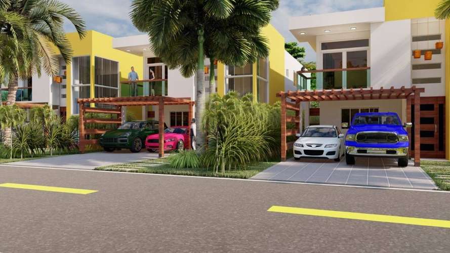 Venta de villa de 3 habitaciones con piscina y BBQ en Metro Country Club, Juan Dolio - Imagen 17