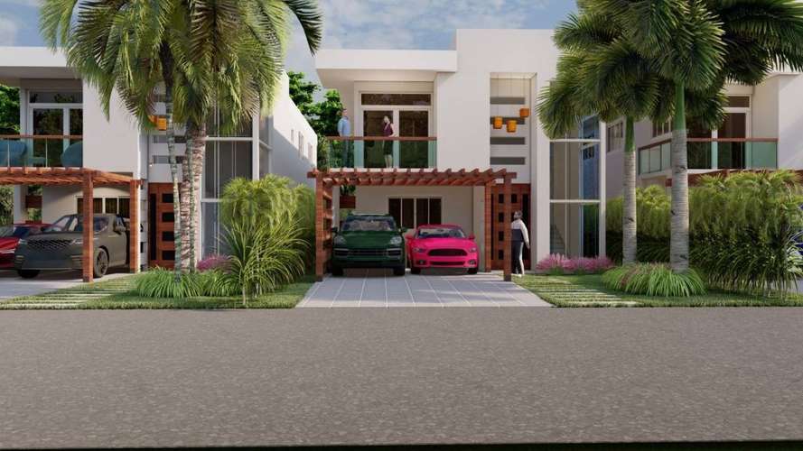 Venta de villa de 3 habitaciones con piscina y BBQ en Metro Country Club, Juan Dolio - Imagen 13