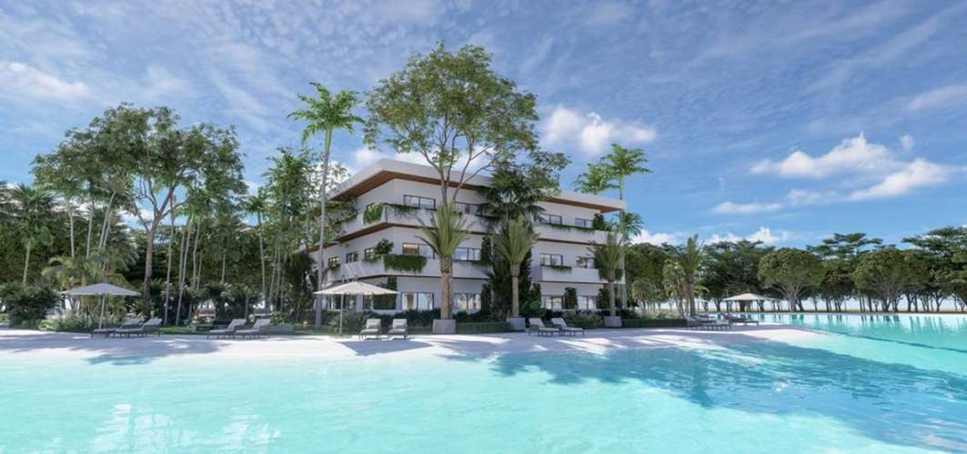 Venta de apartamento frente a la playa en Waterfall Park, Blu Terrenas, Las Terrenas