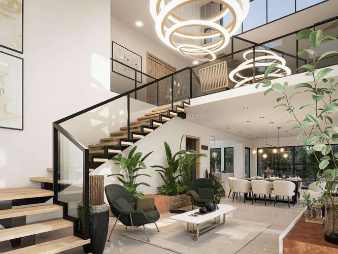 Venta de villa DH1 Luxury con piscina privada y rooftop en Playa Nueva Romana, La Romana - Imagen 5