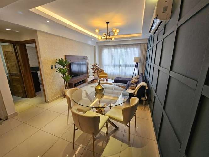 Alquilo Hermoso Apartamento Amueblado, 1 Habitación, Los Cacicazgos, Jacuzzi, Gym