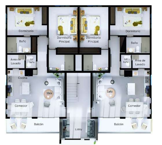 Apartamentos en venta en Sosua playa chiquita - Imagen 3
