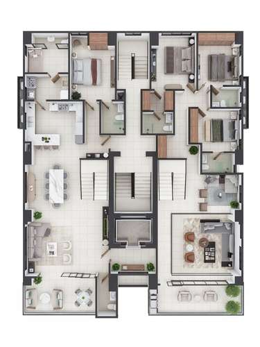  Apartamentos de 3 y 4 habitaciones en La Esmeralda en Santiago