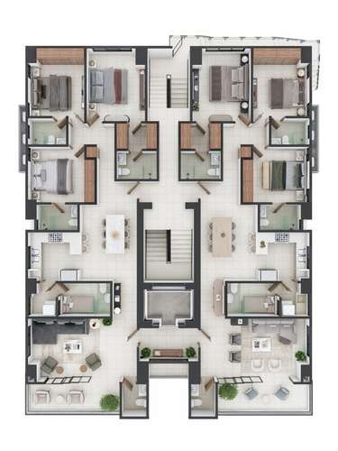  Apartamentos de 3 y 4 habitaciones en La Esmeralda en Santiago
