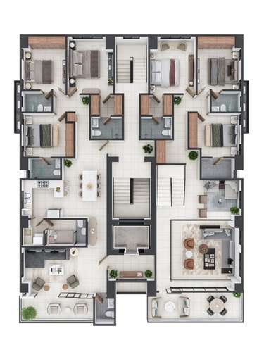  Apartamentos de 3 y 4 habitaciones en La Esmeralda en Santiago