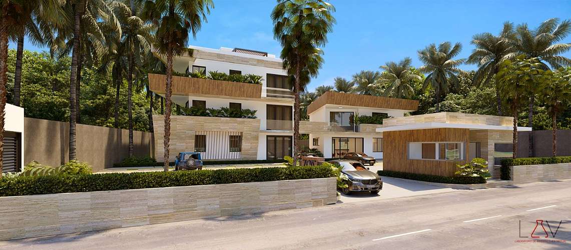 Apartamentos de 2 habitaciones en Punta Popy, Las Terrenas