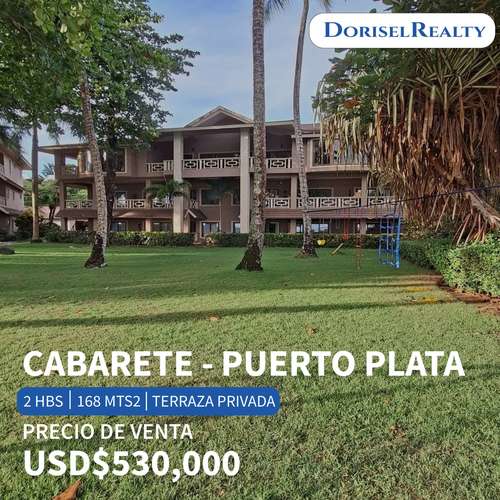 VENTA DE ESPECTACULAR APARTAMENTO FRENTE AL MAR EN CABARETE