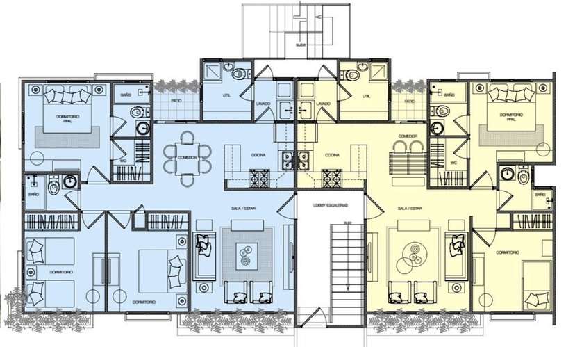 Apto 3 hab. 92 m², nivel 4, bloque 7, Arroyo Hondo, listo