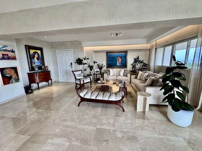 Apartamento amueblado en alquiler en la Av. Anacaona con vista al mar - Imagen 4
