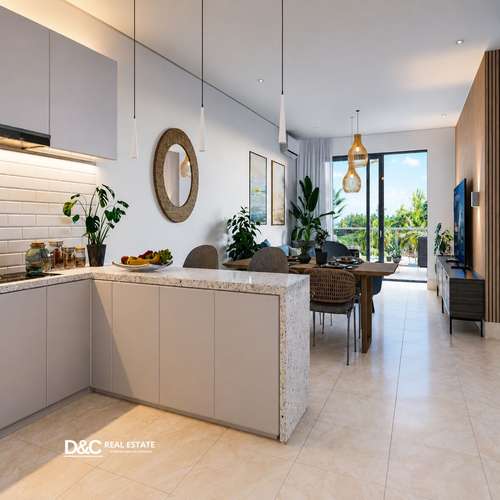 APARTAMENTOS EN PLANO EN VENTA EN CABARETE  ¡Primera línea de playa! 