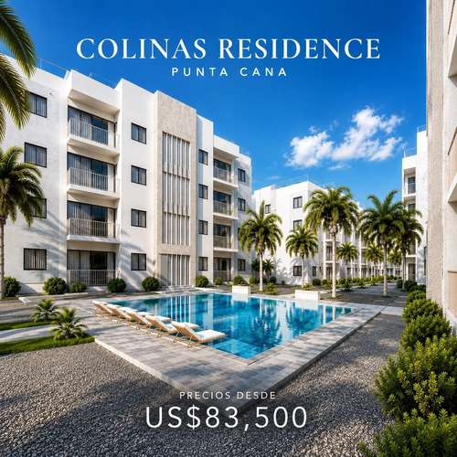 APARTAMENTOS EN PLANO EN VENTA | PUNTA CANA, COLINAS RESIDENCES 