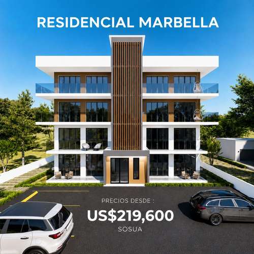 Residencial marbella  apartamento en venta  en sosua playa chiquita 