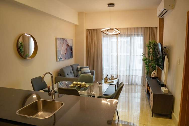 Hermoso Apartamento Amueblado en Serrallés, 1 Habitación, Balcón, Piscina, Gym, Sauna - Imagen 8