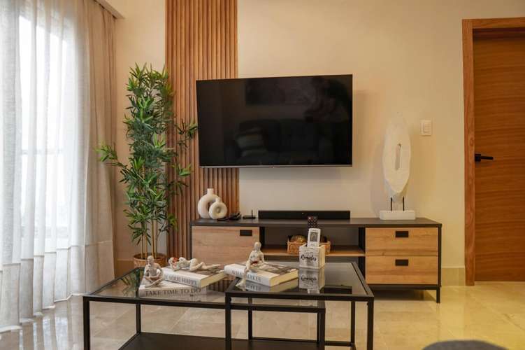 Hermoso Apartamento Amueblado en Serrallés, 1 Habitación, Balcón, Piscina, Gym, Sauna - Imagen 9