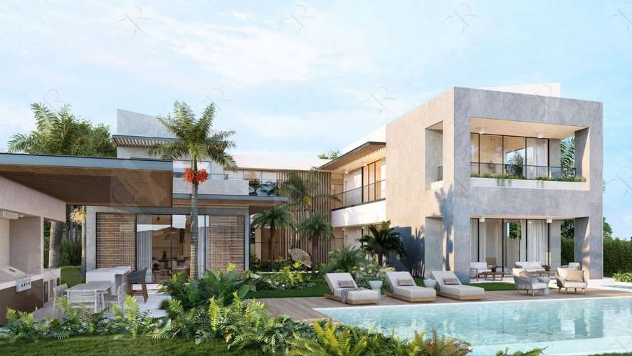 Villa de 6 habitaciones en Cap Cana, Las Palmas,frente al campo de golf