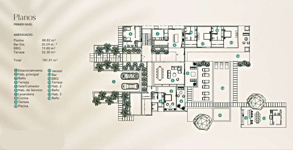 Villa de 6 habitaciones en Cap Cana frente al campo de golf - Imagen 5