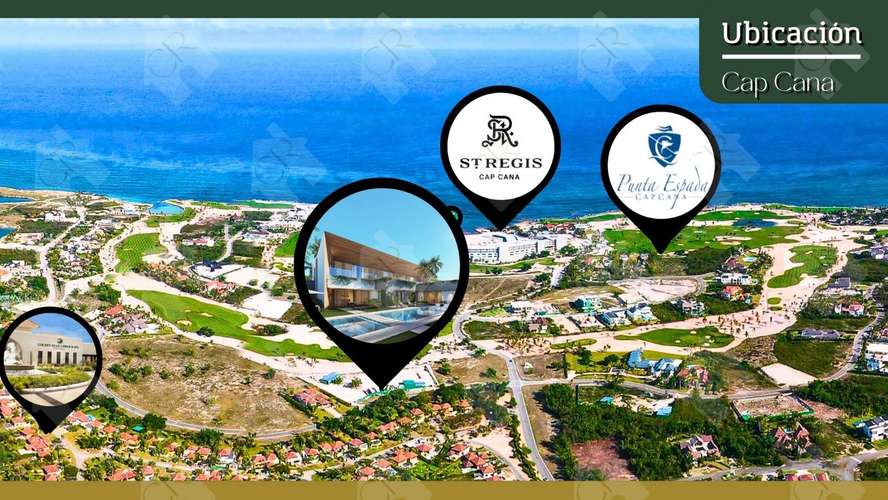 Villa de 6 habitaciones en Cap Cana frente al campo de golf - Imagen 3