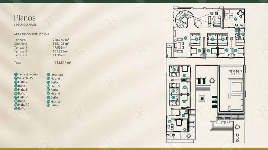 Villa de 10 habitaciones en Cap Cana frente al campo de golf - Imagen 8