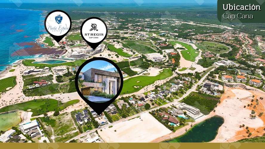 Villa de 10 habitaciones en Cap Cana frente al campo de golf - Imagen 3