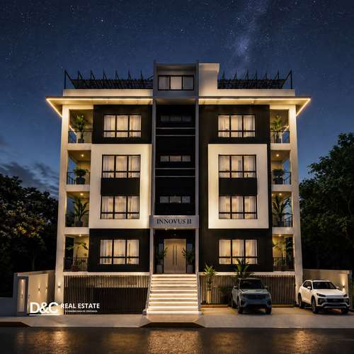 APARTAMENTOS EN PLANO EN VENTA EN PUERTO PLATA   INNOVUS II – Apartamentos de lujo con vista al mar y la montaña  Caract