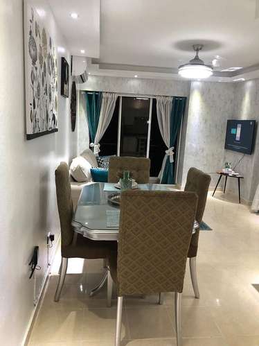 Apartamento en venta en costa azul, 6to nivel amueblado
