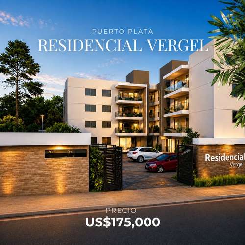 Apartamento en plano en venta, Puerto Plata. Precio US$180,000 Metros 126