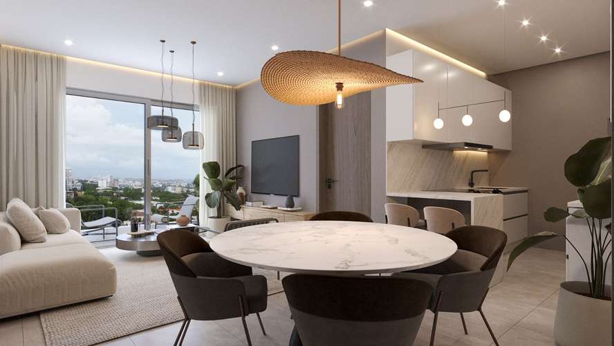 Vista Attico, apartamentos de 1, 2 y 3 habitaciones en Bella Vista, Santo Domingo - Imagen 12