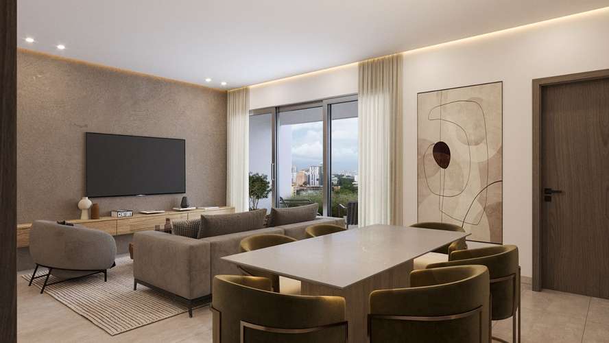Vista Attico, apartamentos de 1, 2 y 3 habitaciones en Bella Vista, Santo Domingo - Imagen 9